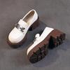 The first layer of cowhide loafers women's spring 2025 new leather muffin thick-soled one-pedal casual women's single shoes