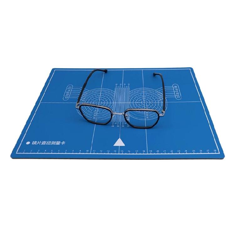 Dual-Sided Eyeglasses Test Pad Glasses Lesss Diameter/Glasses Frame Measure Pad