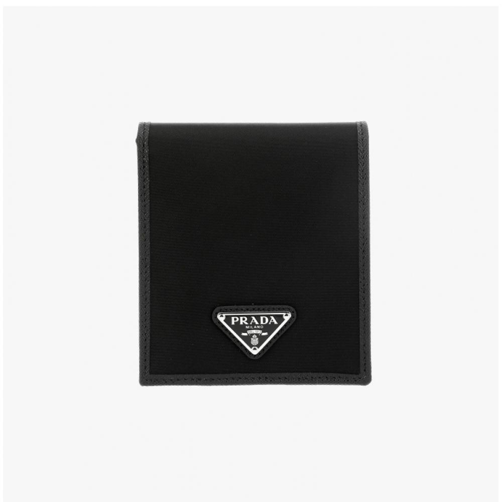 Prada Re Nylon Triangle Logo Wallet 2mo513 2dmh F0002