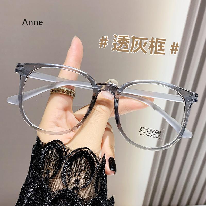 New Women Clear Lens Myopia Glasses Transparent Anti-Blue Light Nearsighted Eyeglasses Frame Diopter Myopia 0-1.0-4.0-6.0