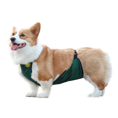 Hond Corgi waterdichte buikzak vuilafstotende huisdierkleding buiten effen kleur huisdier slabbetje middelgrote en kleine hond