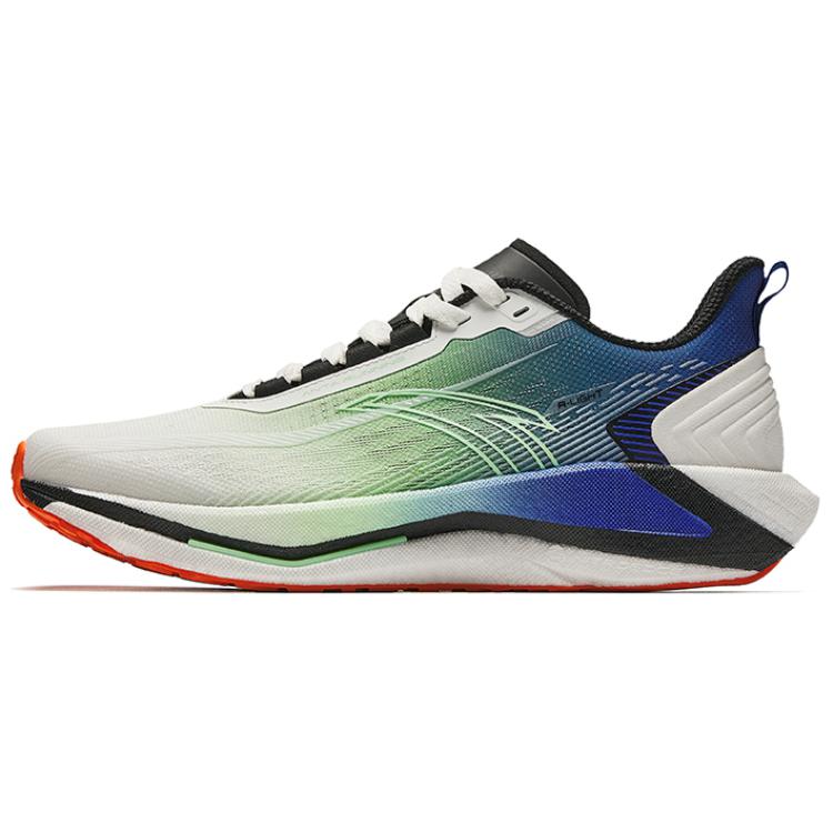 Anta Jinfeng Men Low Top Casual Running Shoes White Green Blue 912435501-3 40.5