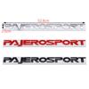 Car Head Hood Letters Logo Words Decals Sticker For Mitsubishi Pajero Sport Emblem Badge Styling Decoration Accessories