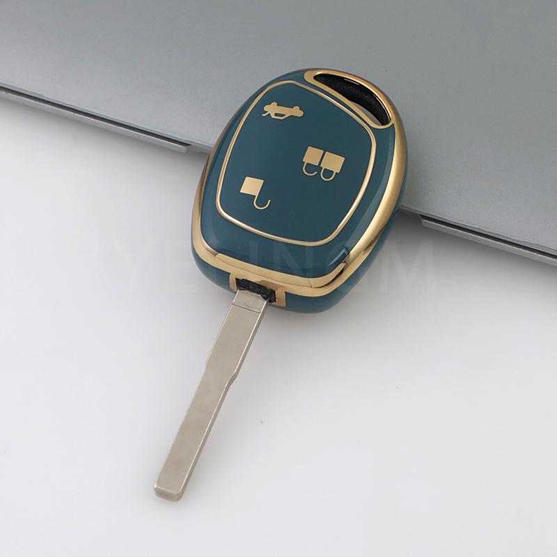 Auto Fob for Ford Mondeo Focus Fusion Fiesta Galaxy Transit 2008 2006 2007 Tpu 3 Bottons Car Key Case Cover Shell Accessories