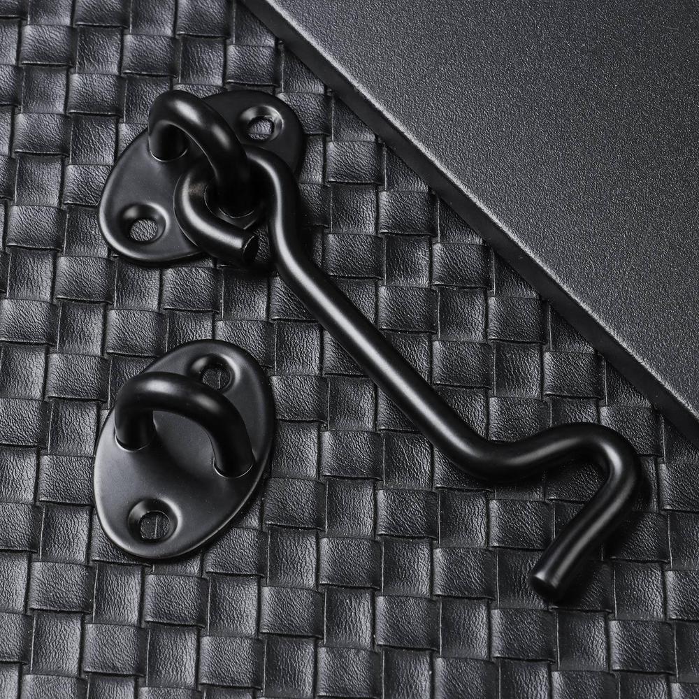 Heavy Duty Stainless Steel Gate Lock Hook and Eye Latch Screen Latches Barn Door Lock Gate Latch
