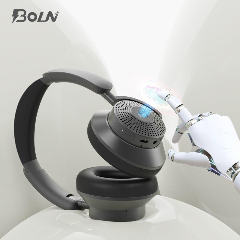 Dual-Feed Bluetooth Foldable Over-Ear Hi-Fi Headphones for Apple and Huawei - Comfortable and Portable Sound Quality