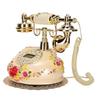 Telefon im europäischen Stil Retro Drahtlos Karte Vintage Festnetz für Wohnzimmer Büro Hotel