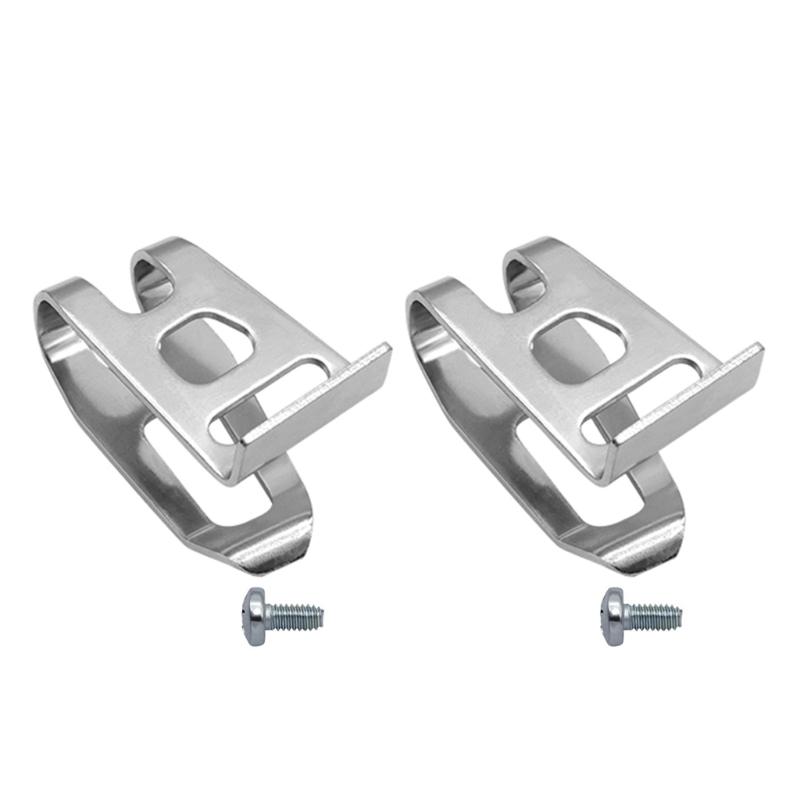 2 Pack Replacement Belt Clip Hook, Stainless Steel Belt Clip Drill Clip Hook Tool Hammer Drill Parts