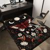 1pc Butterfly Flowers Carpet Anti Slip Polyester Floor Mat for office.Bedroom