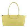 New LONGCHAMP Le Pliage Club Nylon One Shoulder Handbag Medium Size Women's Lemon 2605619P33