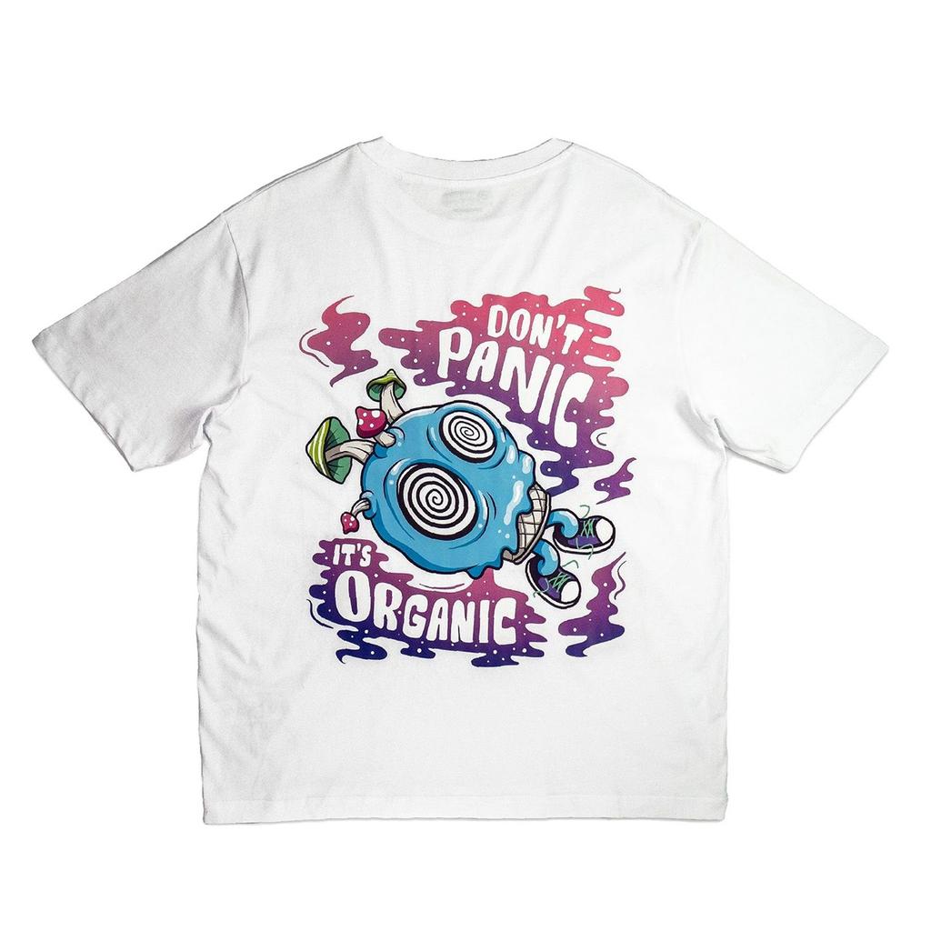 Creepy Creams Unisex Adult Back Print Organic T-Shirt