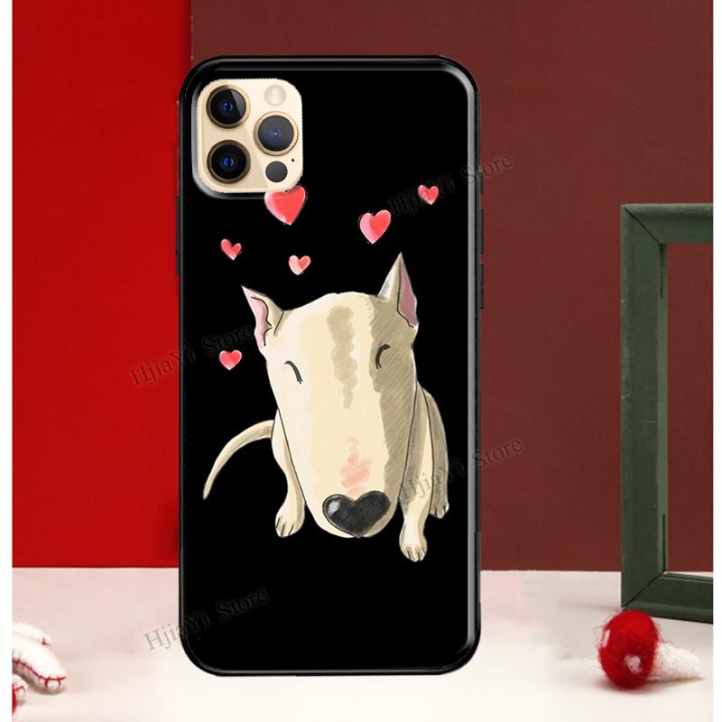 

Английский бультерьер для iPhone 13 Pro Max 12 Mini 7 8 Plus, чехол для телефона iPhone 11 Pro Max XS XR X SE2, чехол iPhone 12