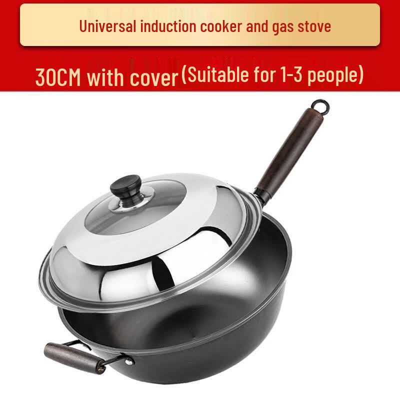 Zijin He s Coating-Free Refined Iron Non-Stick Wok