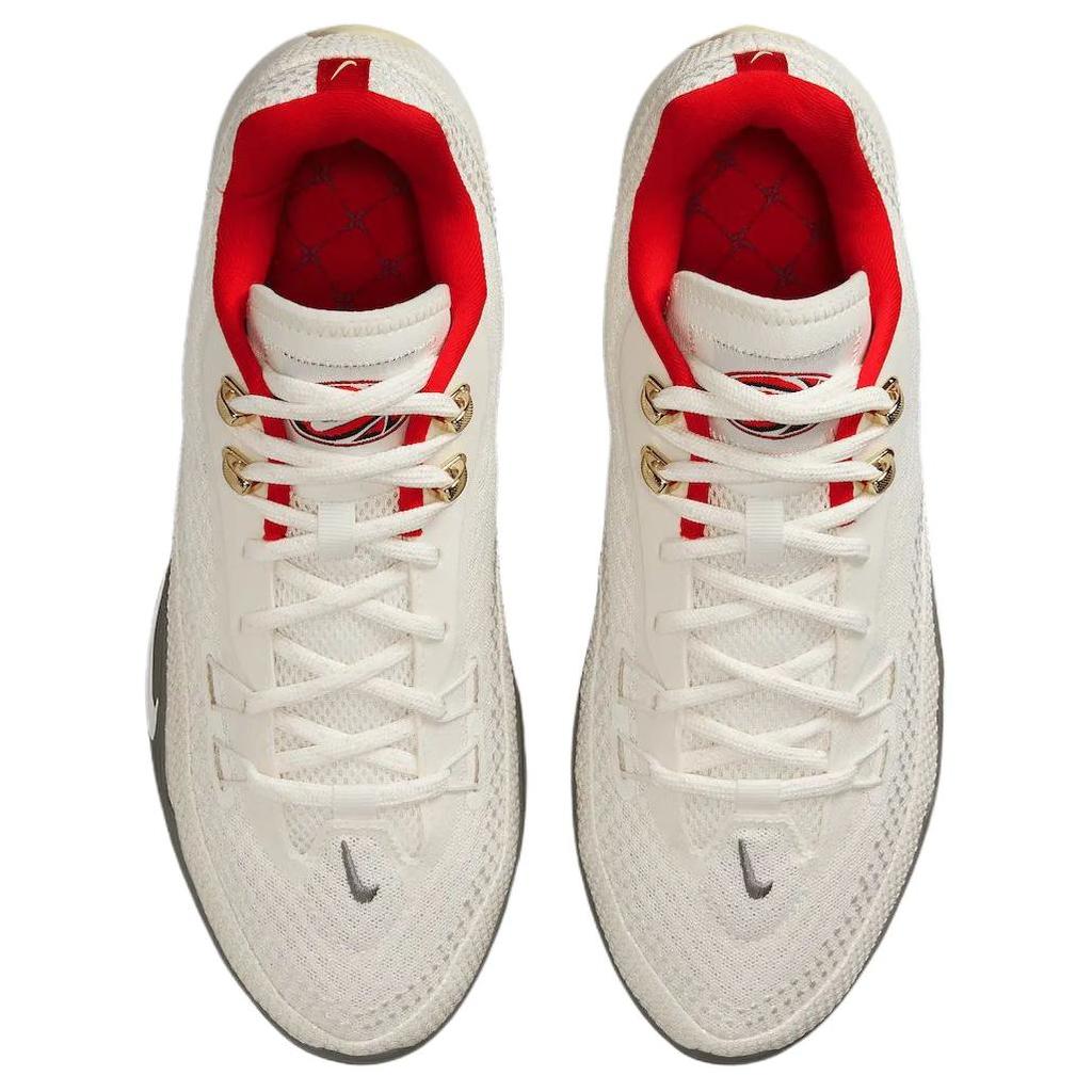 New Nike S.T. Flare Abrasion Resistant Low Top Vintage Basketball Shoes Men's Pearl White HF0232-002