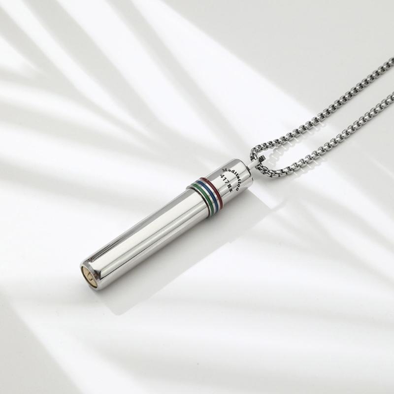 Stylish Anxiety Relief Necklaces Delicate Breathing Necklaces Neck Jewelry for Mindfulness and Anxiety Reduction