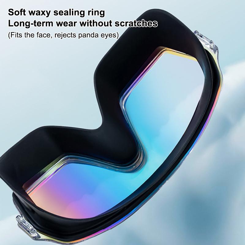 Adult Swimming Glasses, Gradient Color Lenses, Anti-Fog, Large Frame Design, Swimming Glasses For Adults, Teens, Men And Women