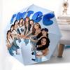 1pc TWICE Group Photo Umbrella with Plastic Handle,Suitable for All Seasons Home Travel Outdoor UmbrellaM1309