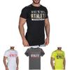 Mens Slim Fit Gym Crossfit Fitness Bodybuilding Muscle Tshirt Durable Breathable