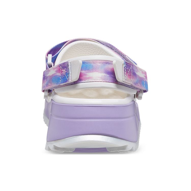 Crocs Classic Clog EVA Round Toe Perforated Shoes Unisex clogs White Purple 207772-577