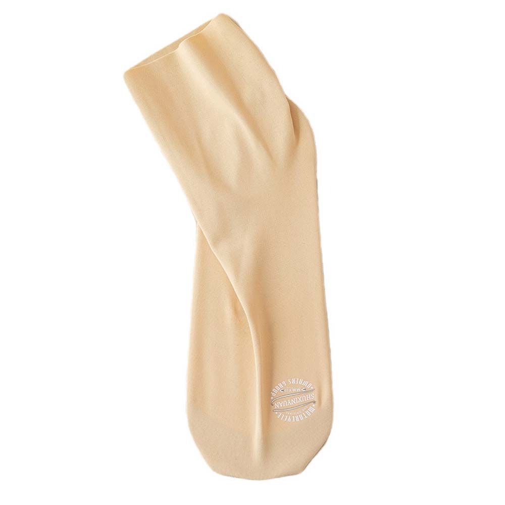 Thin Girls Seamless Any Cut Ice Silk Solid Color Middle Tube Socks Pile Socks Hosiery Women's Socks