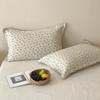 Cartoon Cotton Jacquard Pillowcase Set: 4-Layer Gauze, Soft, Breathable, Universal for All Seasons (Set of 2)
