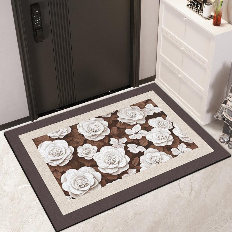 Light Luxury Simple Carpet Entry Door Thickened Silk Floor Mat Can Be Cut Into The Door Home Foot Mat Dirty Wear-resistant Door Mat