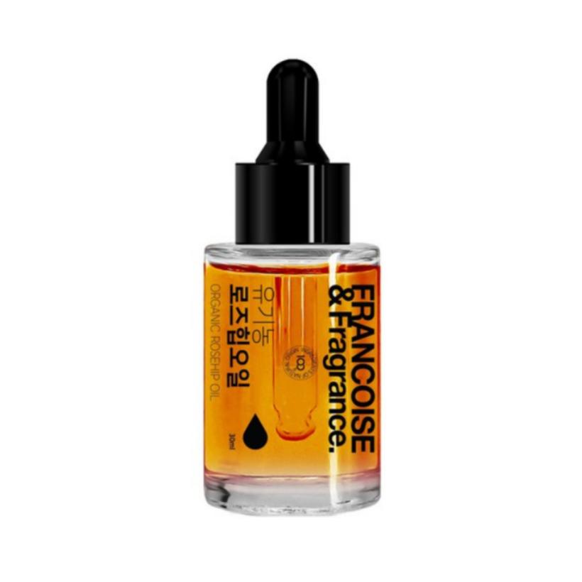 Francoise Organic Unrefined Rosehip Oil 30ml Facial Oil Natural Skincare