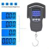 110lb/50kg Luggage Scale with Backlit LCD Display Fish Weighing Scale Hanging Hook Scale for Outdoor Travel Fishing Accessories