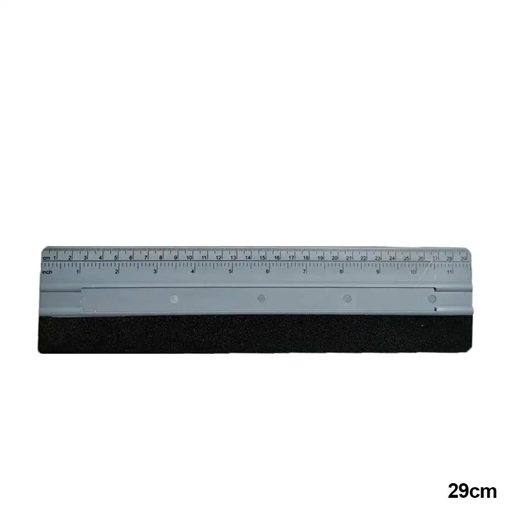 19/24/28CM Long Squeegee with Scale Suede Felt Plastic Card Scraper Carbon Vinyl Wrap Tool Car Window Tint Water Wiper