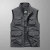 Men's Casual Multi-Pocket Vest - Large Size, Lightweight for Spring, Summer, Autumn