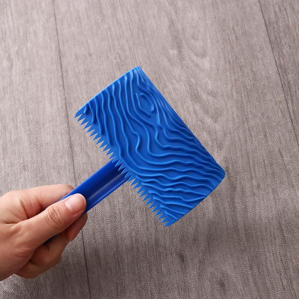 Rubber Rolling Brush Empaistic Graining Painting Tool Knurling Decoration Paint Roller  Household