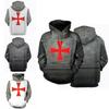 Vibrantly Designed Unisex Knights Templar Cosplay 3d Print Pullover Casual Sweater