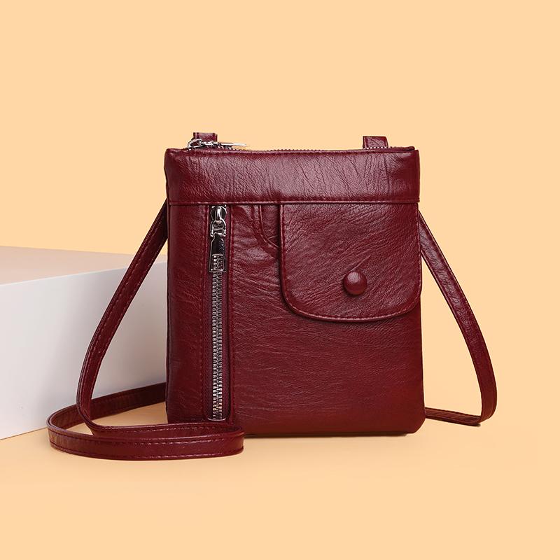 Multi Functional Vertical Phone Bag, Suitable for Outdoor Use, Crossbody Bag, Casual or Daily Use, Retro Square Crossbody Bag, D