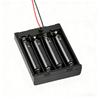 4Slot 3A Battery Holder with Spring Contacts and On Off Switcher for 6V Devices Color Wire Included