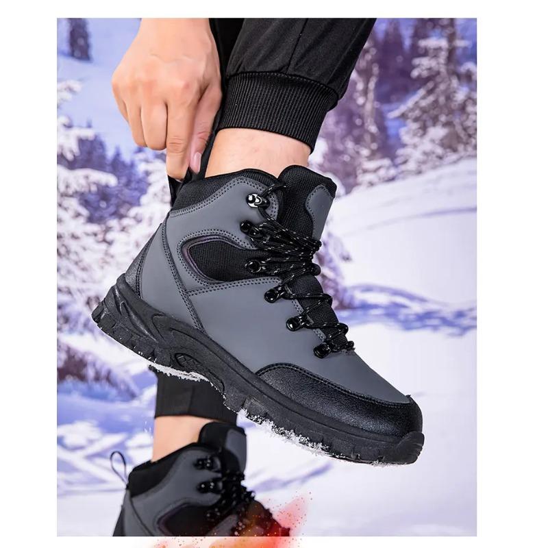 Outdoor Hiking Shoes Men's Travel Shoes Sports Running Shoes Winter Snow Boots Waterproof
