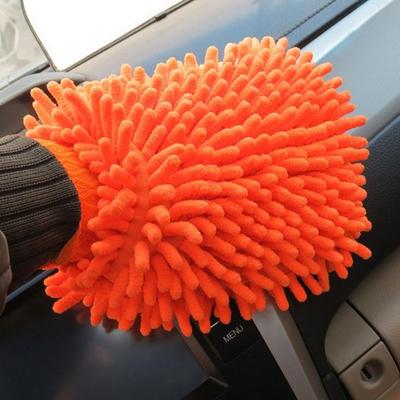 Fine Workmanship Car Gloves Chenille Fiber Gloves Highly Absorbent Car Wash Mitt for Dirt Removal Lint Free Non-abrasive Glove