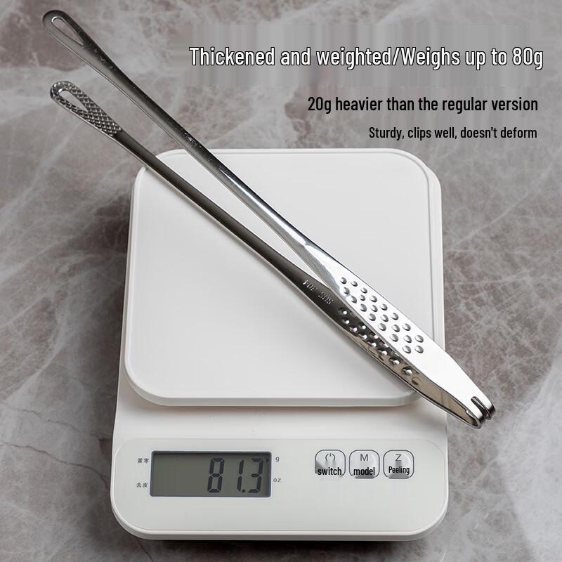 304 Stainless Steel Kitchen Food Tongs