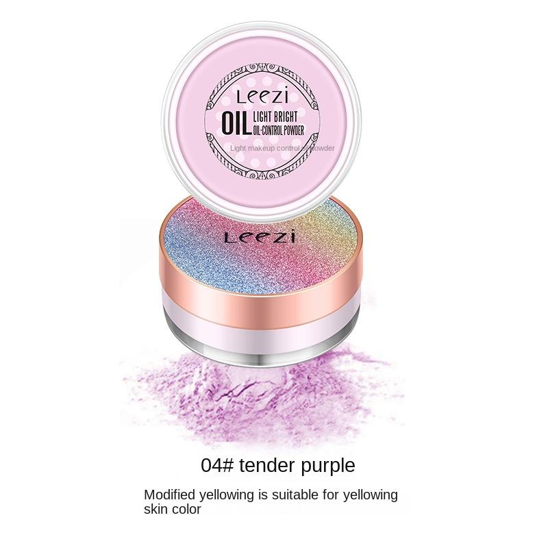 

Leezi Starry Sky Setting Powder Loose Powder Lightweight Concealer Не знімає макіяж Hidden Pores Loose Powder 04