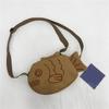 Yogodlns Fish Shape Canvas Messenger Bag Fashion Cute Embroidery Portable Zippered Small Purses Handbags Mini Crossbody Bag