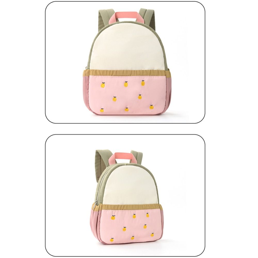 New Polyester Embroidery Shoulders Bag Multicolor Washable Versatile Backpack Large Capacity School Student Backpack Children