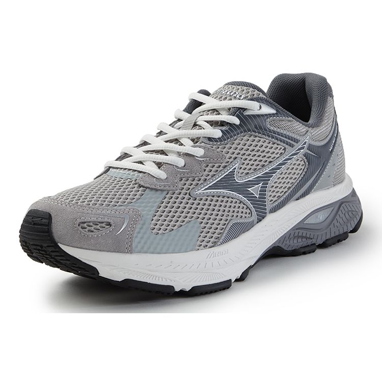 Mizuno Racer S Retro Trend Low-Top Casual Training Long-Distance Short-Distance Urban Commuting Running Shoes Unisex Sneaker Silver Gray D1GH223509