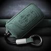 Genuine Leather Auto Key Fob Cover Fit For Trumpchi Gac Empow J11 J12 J13 J14 J15 J16 Gs Protector Remote Suede Fabric Key Ring Auto Auto