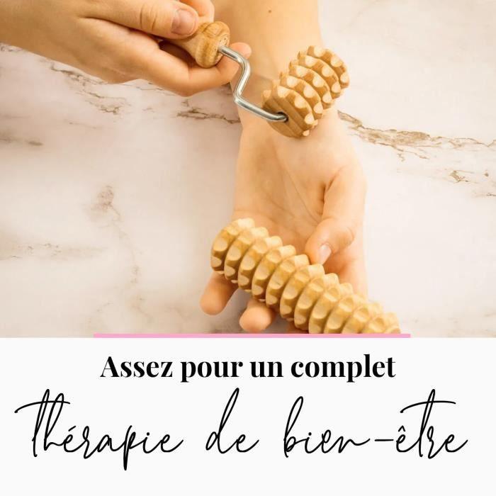 Kit De Massage - TUULI - Maderothérapie - Visage, Cou, Épaules, Bras - Anti-âge - Relaxant