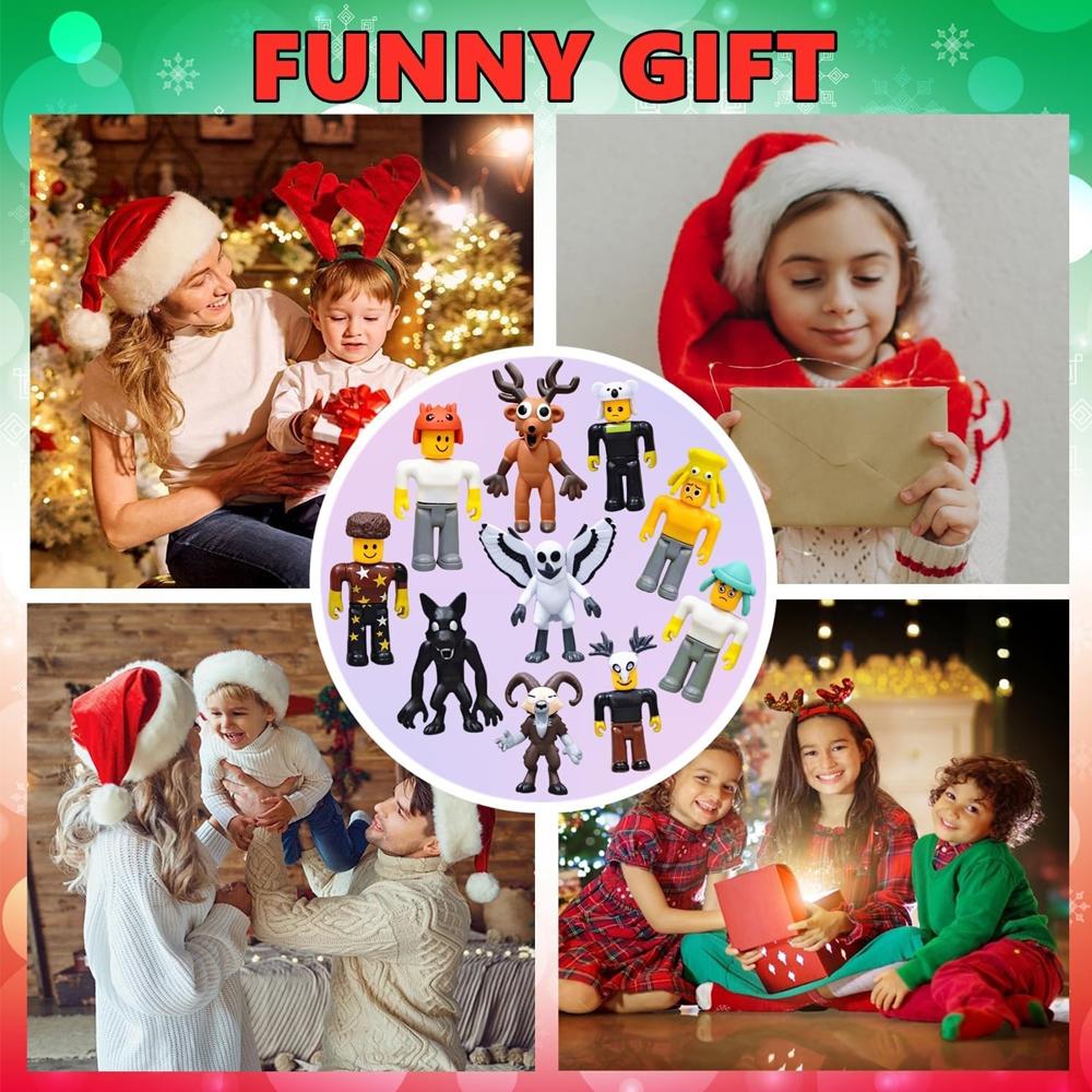 99 Nights in The Forest Action Figure Toys 10 Pcs The Deer Owl Ram Monster Figures for Game Fans for Kids Collectors