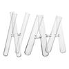 Modern 3/4 Glass Test Tube Flower Vases Plant Terrarium for DIY Florals Displays Living Room or Dining Area Desk Decors
