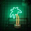 Coconut Neon Signs with Base, LED Light, Atmosphere Lighting for Wall, Night Lamp for Birthday Party E-sports Room Decor Camping