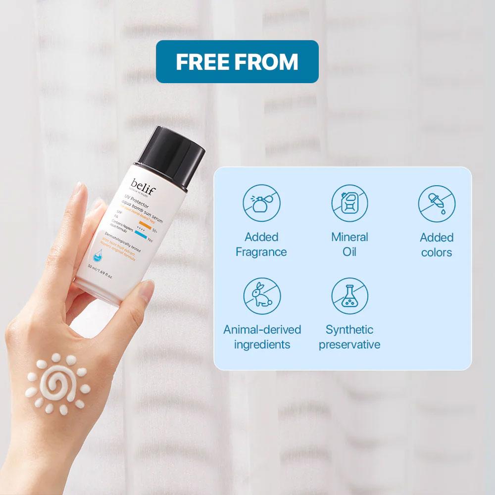 belif Ochrona UV Aqua Bomb Serum Słoneczne 50ml (SPF50 +)