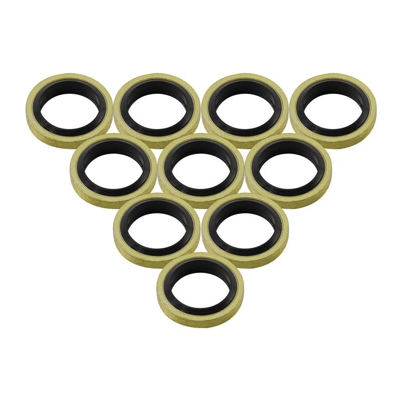 Universal M10 Rubber Seal Ring Motorcycle 10mm Banjo Bolt Washers Gasket Hydraulic Clutch Brake Pump Brake Hose Caliper Gaskets