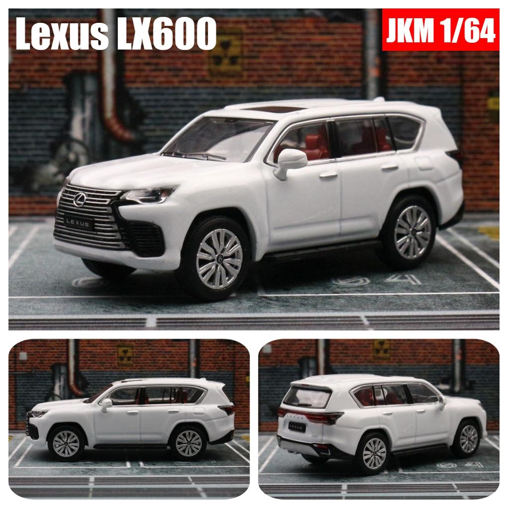 1/64 Lexus LX600 Miniaturmodell JKM Premium SUV Spielzeugauto Fahrzeug Freilaufräder Druckguss Zinklegierung Metall Sammlung Geschenk