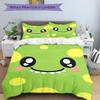 3pcs set Cute Monster 1 Quilt Cover + 2 Pillowcases, All Seasons Bedroom Setting, Perfect for Home and Dorm Decor a147